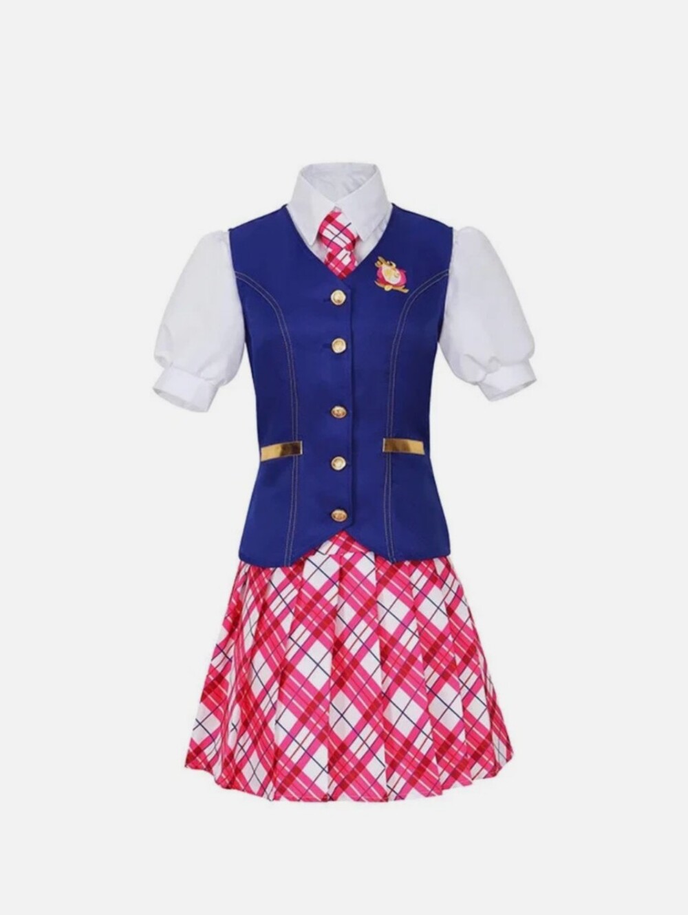 Barbie Princess Academy Blair Charm School Uniform Cosplay Set Women's Size S/XS